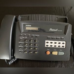 🤩 BROTHER Personal FAX-255 Fax & Telephone Machine With Manual Attached 🤩